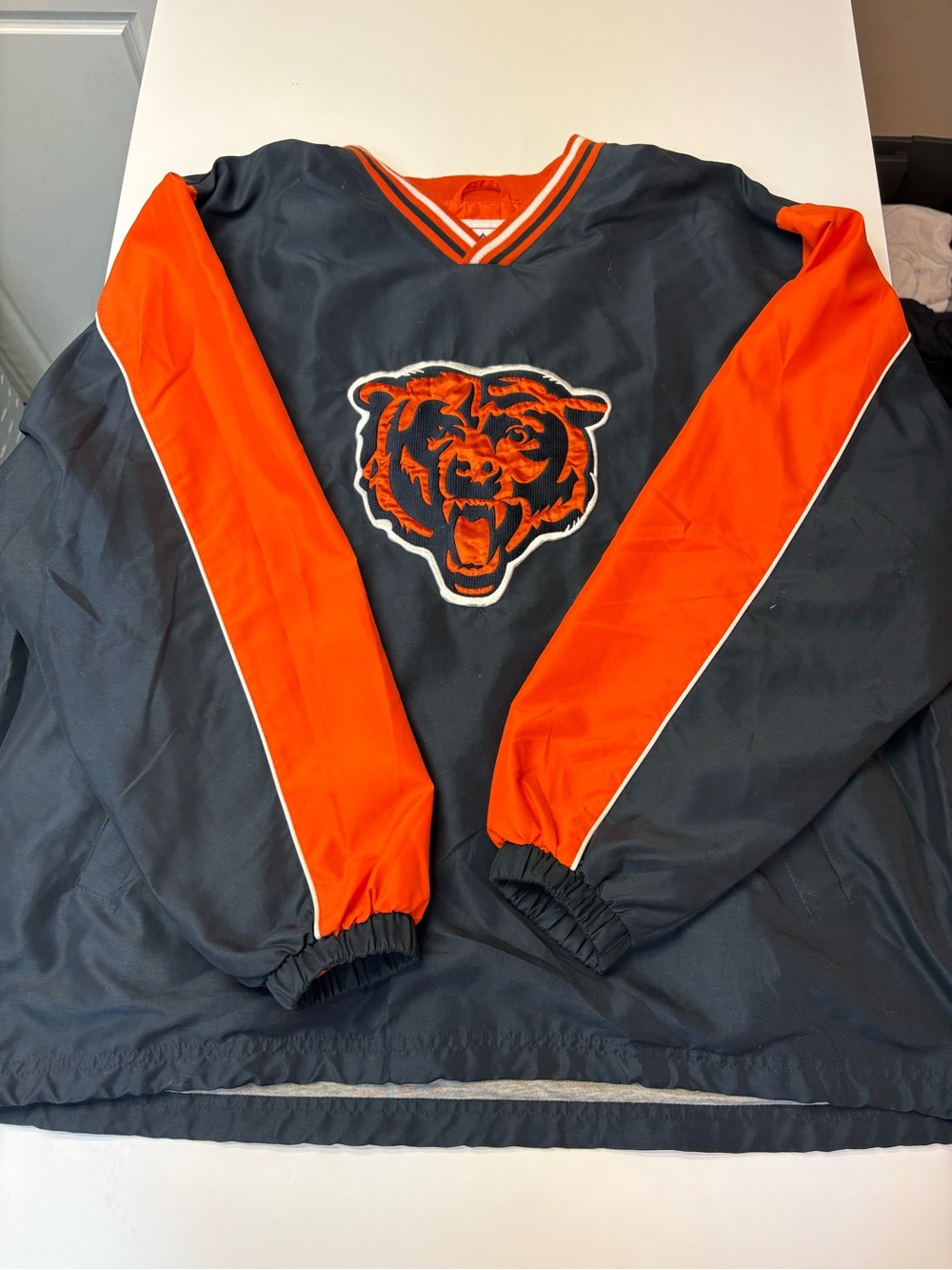 NFL Chicago Bears Orange Jacket with Bears Logo